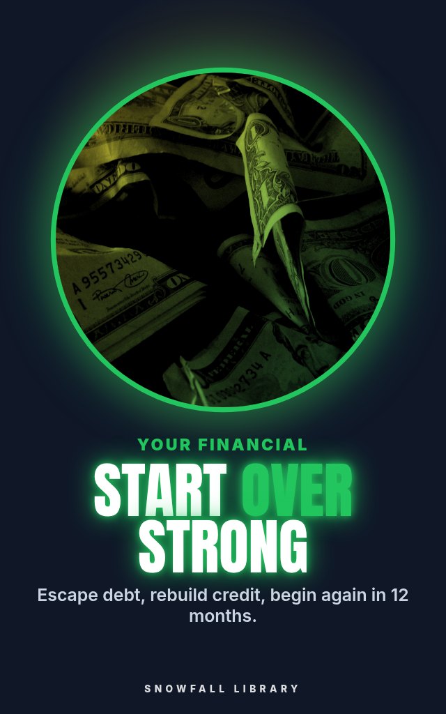 Financial Reset: How to Start Over Financially, Escape Debt and Rebuild Credit at Any Age cover