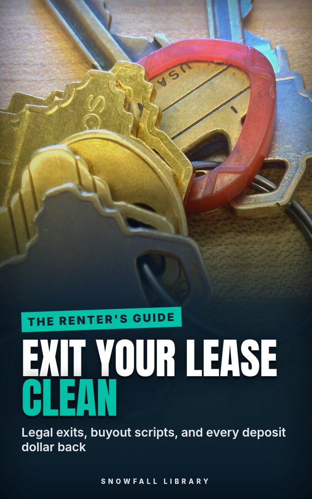 How to Break a Lease Early Without Penalty: The Renter's Guide to Legal Exits and Deposit Recovery cover