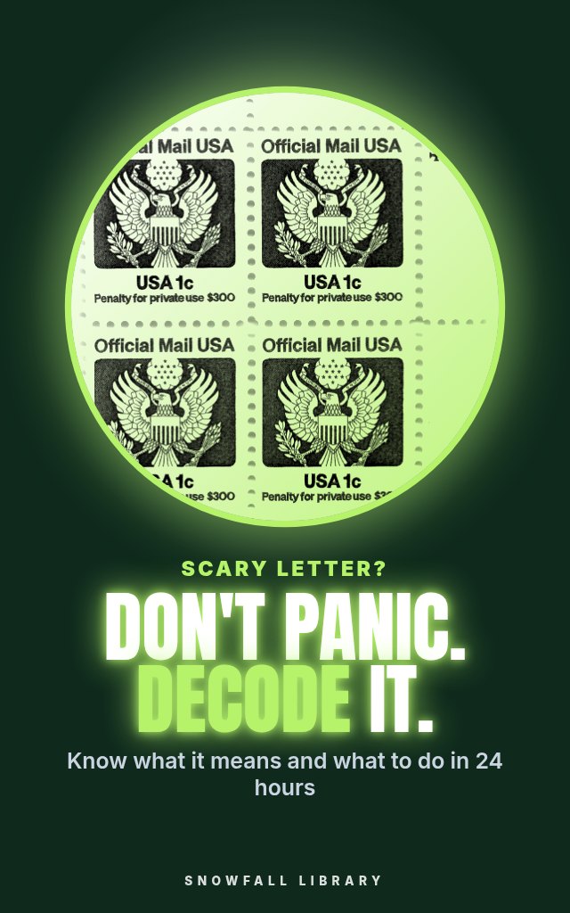 The Letter Decoder: What to Do When You Receive a Demand Letter or Legal Notice cover