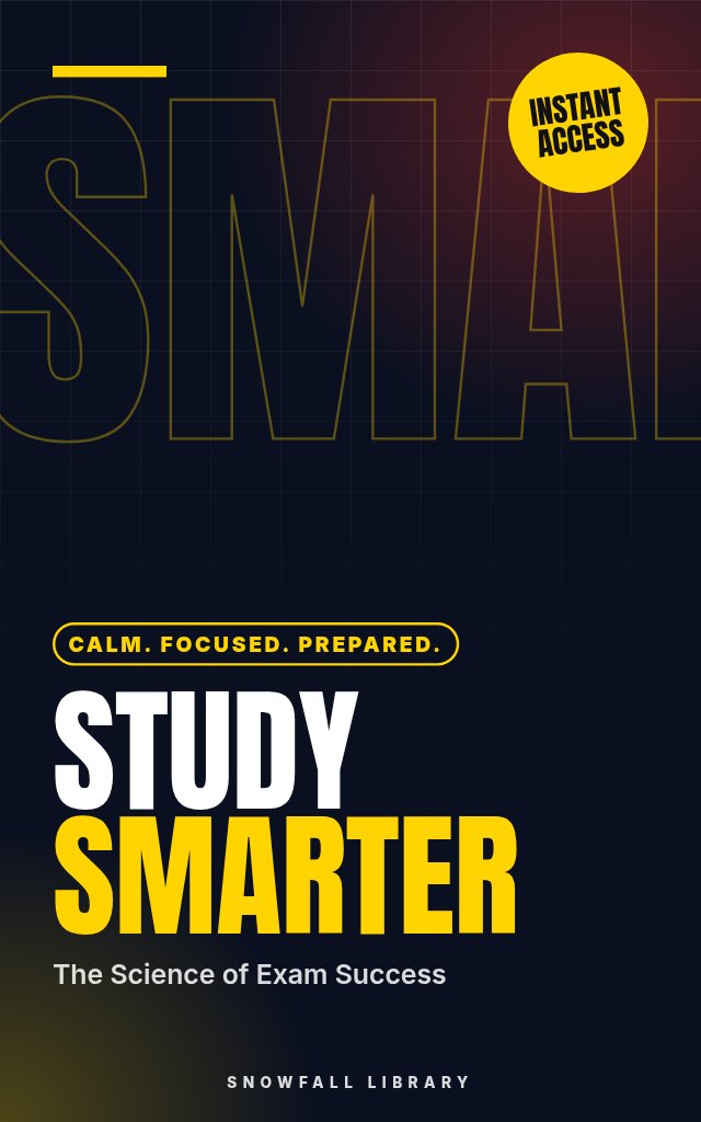 The Exam Mastery System: A Cognitive Science Guide to Studying Smarter, Remembering More, and Walking Into Any Exam Calm cover