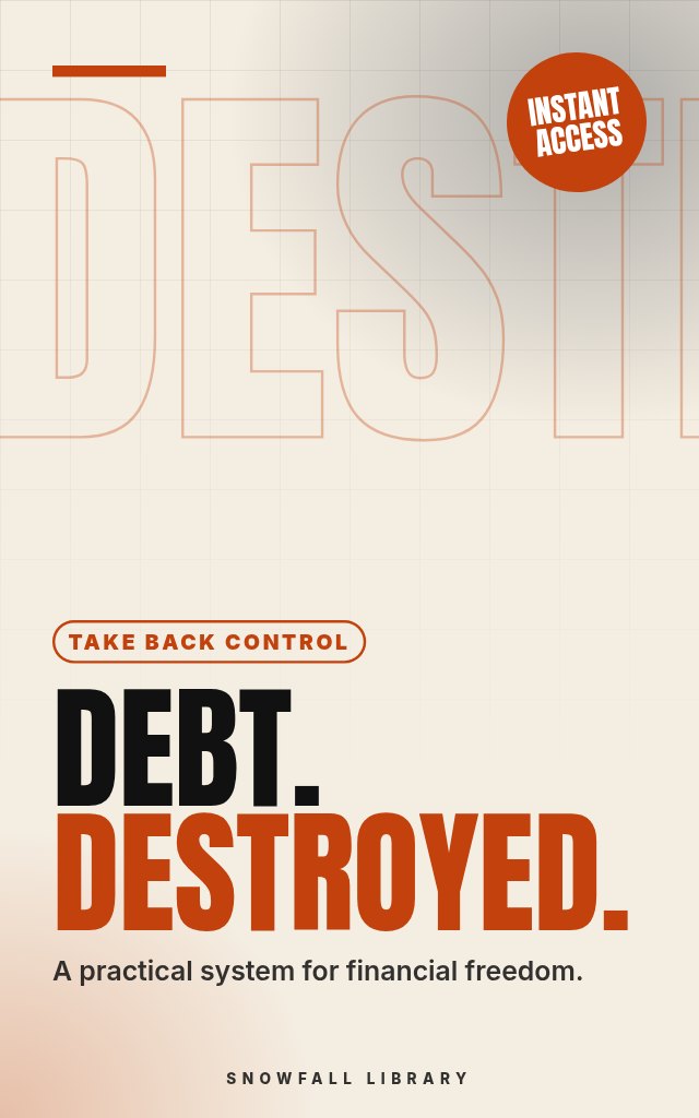 Debt Destroyer: A Practical System to Eliminate Debt, Build Wealth, and Live Free cover