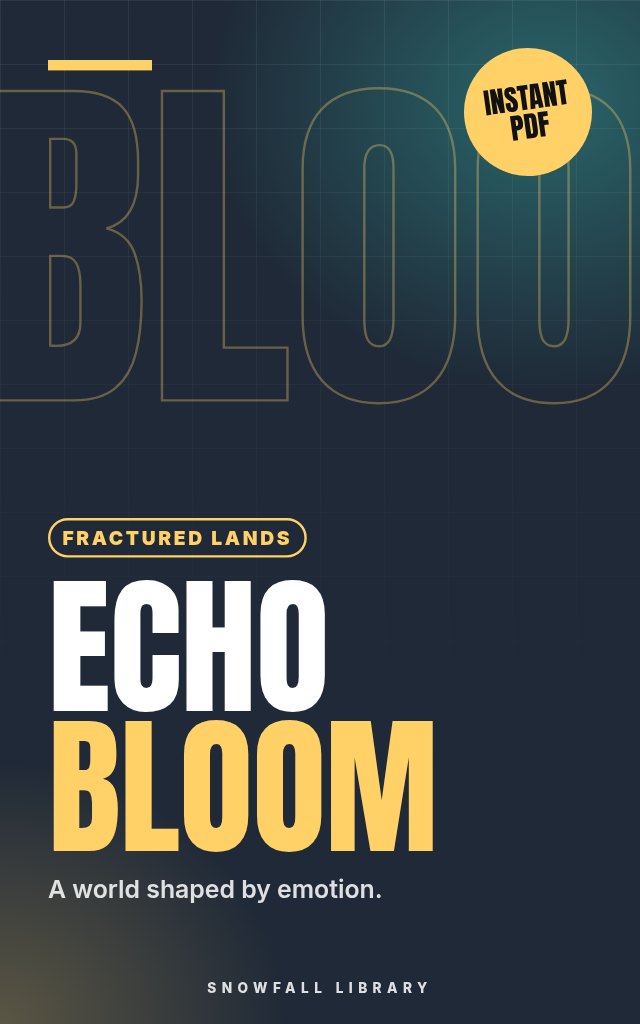 Echo Bloom: A Shattered Land cover