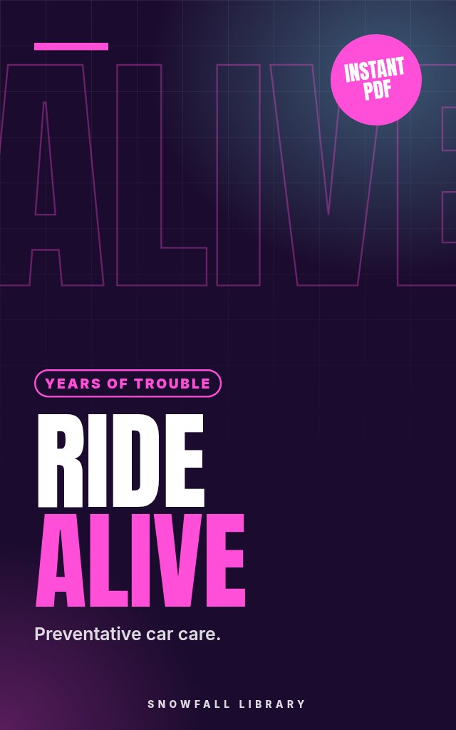 Lasting Ride: Vehicle Care cover