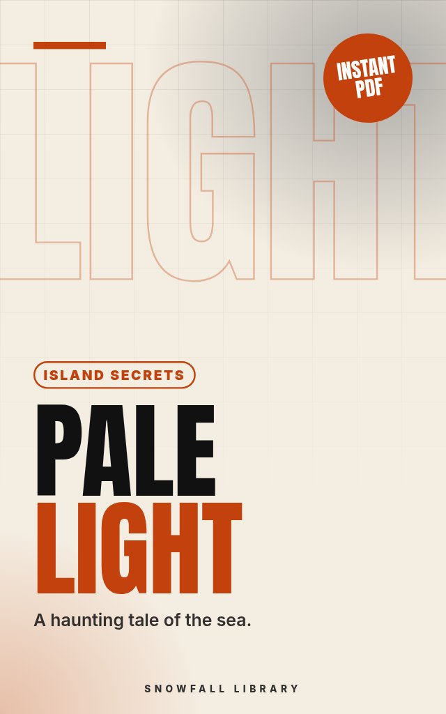 Pale Light: Hemlock Island cover