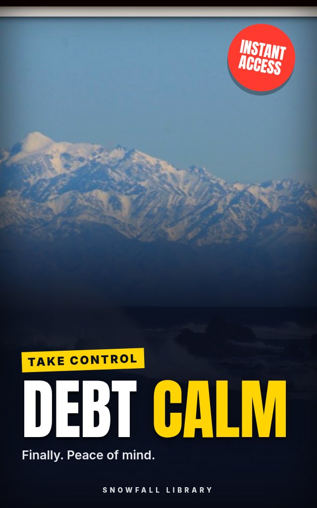Debt Calm: A Realistic Plan to Conquer Debt & Build a Life You Love cover