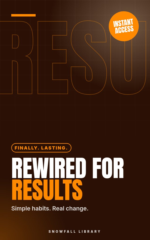 Rewired for Results: Sustainable Fat Loss at Home cover