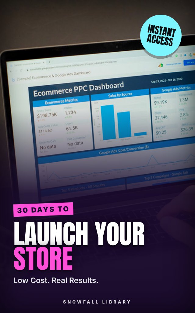Side Hustle Launch: 30 Days to Your First Ecommerce Sale (With Less Than $500) cover