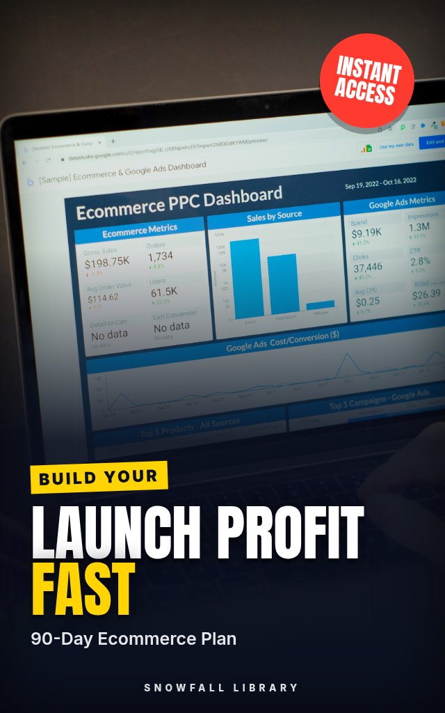 Ecommerce Blueprint: From Idea to Launch in 90 Days cover
