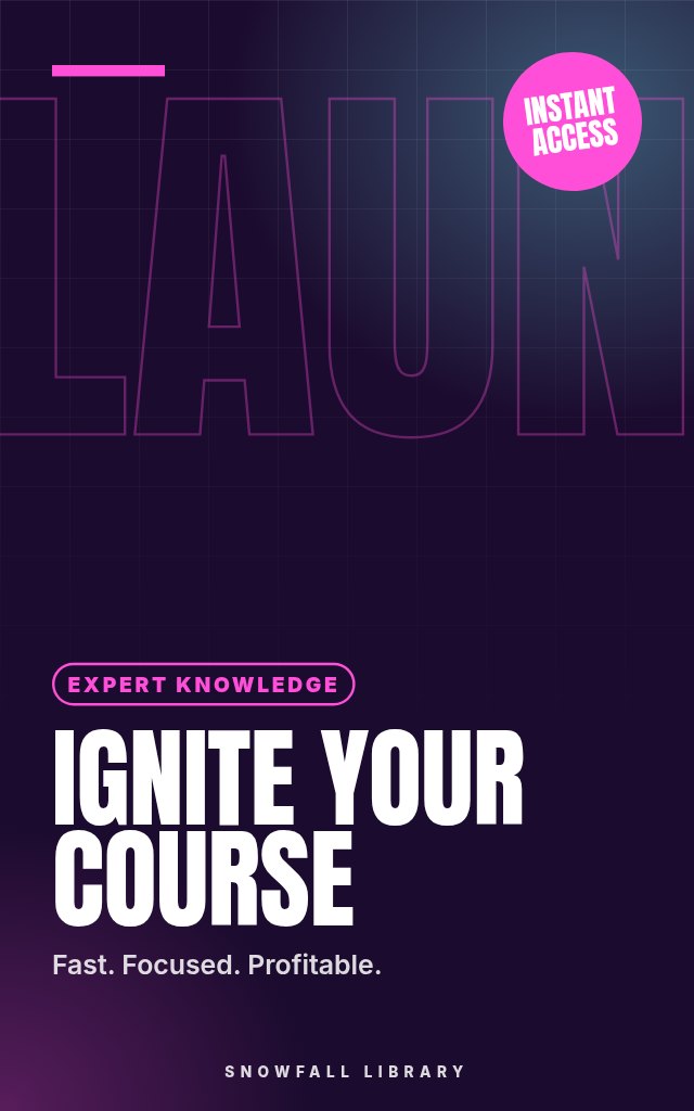Course Ignition: Sell Knowledge cover