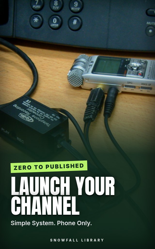 Start a YouTube Channel: Beginner's Guide with Phone cover