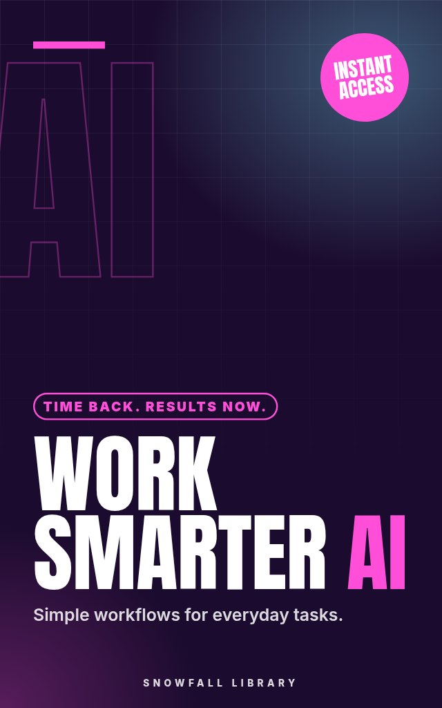 AI at Work: Recipes for Effortless Productivity cover