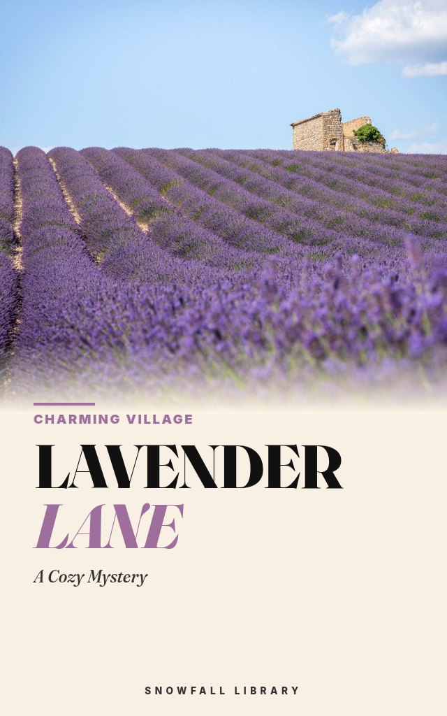 Large Print Mysteries: A Lavender Lane Cozy Mystery cover