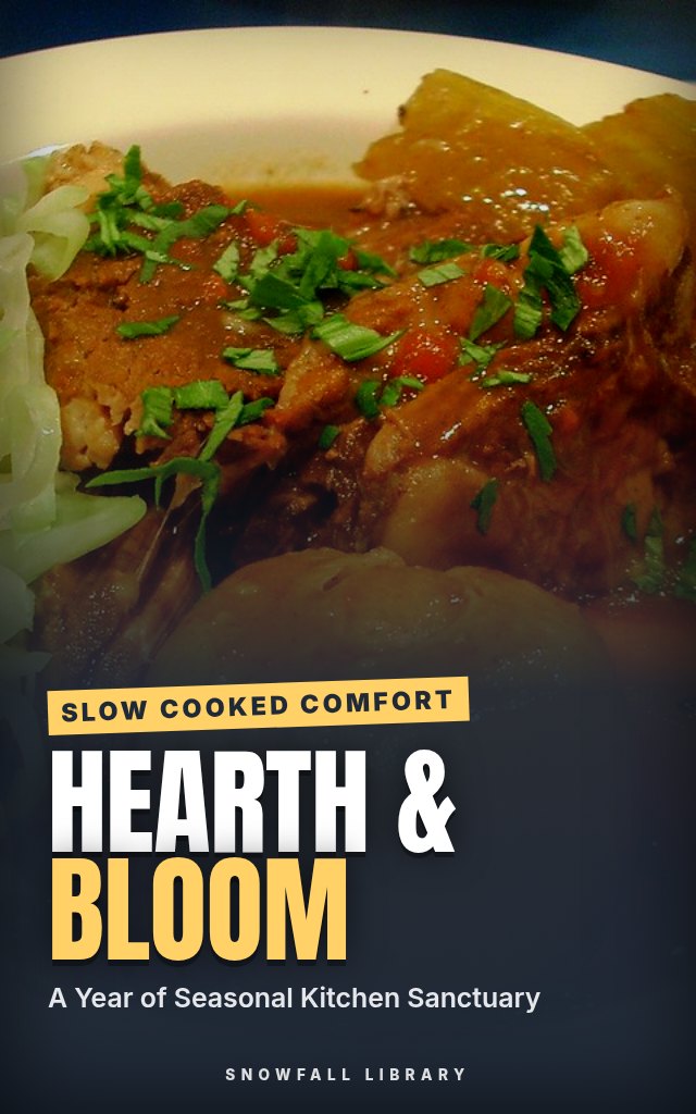 Slow Cooked Comfort: Cozy Recipes for a Warm Kitchen & Home cover